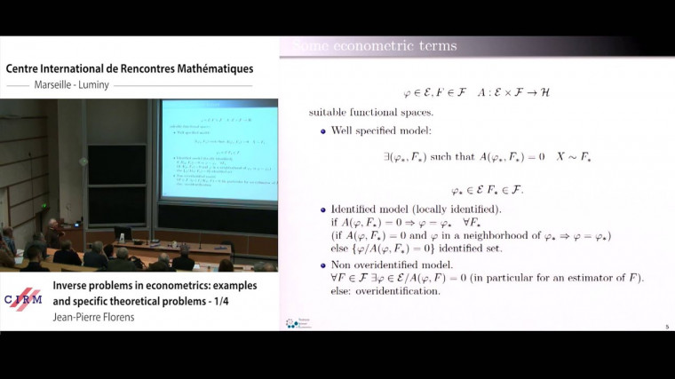 Inverse problems in econometrics: examples and specific theoretical problems. Lecture 1