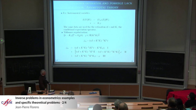 Inverse problems in econometrics: examples and specific theoretical problems. Lecture 2
