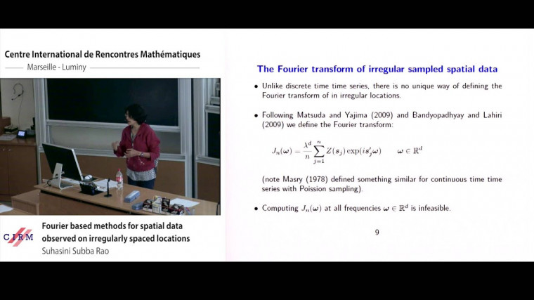 Fourier based methods for spatial data observed on irregularly spaced locations