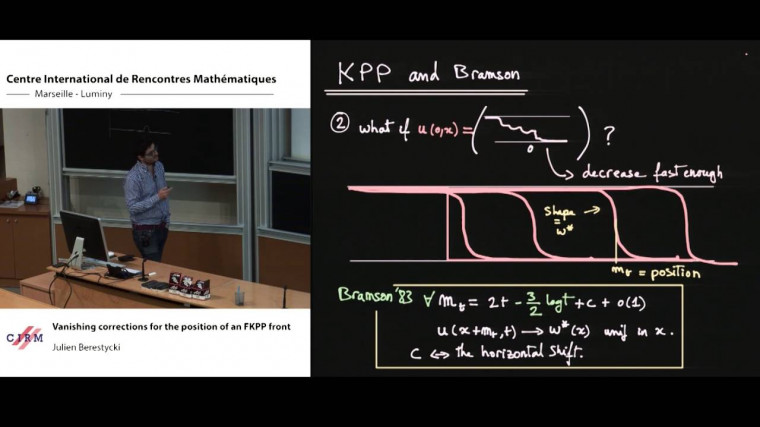 Vanishing corrections for the position of an FKPP front
