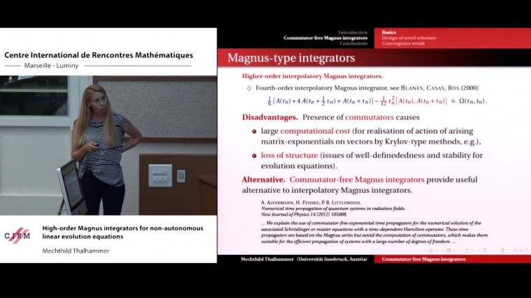High-order Magnus integrators for non-autonomous linear evolution equations