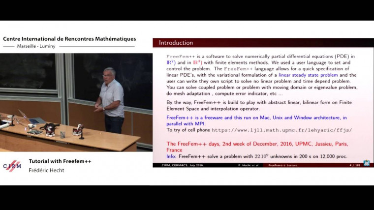 Tutorial with Freefem++