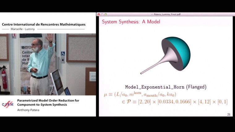 Parametrized model order reduction for component-to-system synthesis