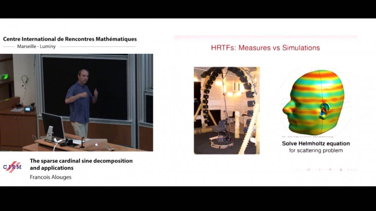 The sparse cardinal sine decomposition and applications