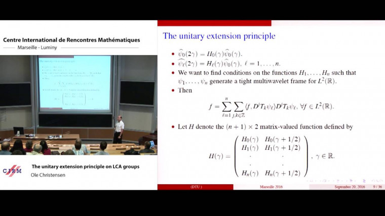 The unitary extension principle on LCA groups