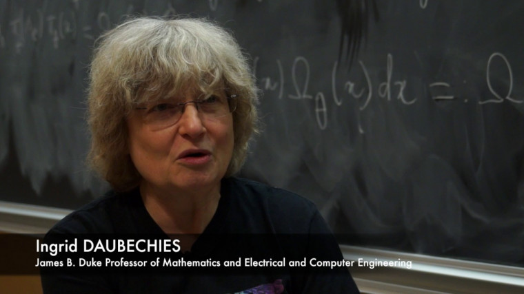 Interview at CIRM: Ingrid Daubechies