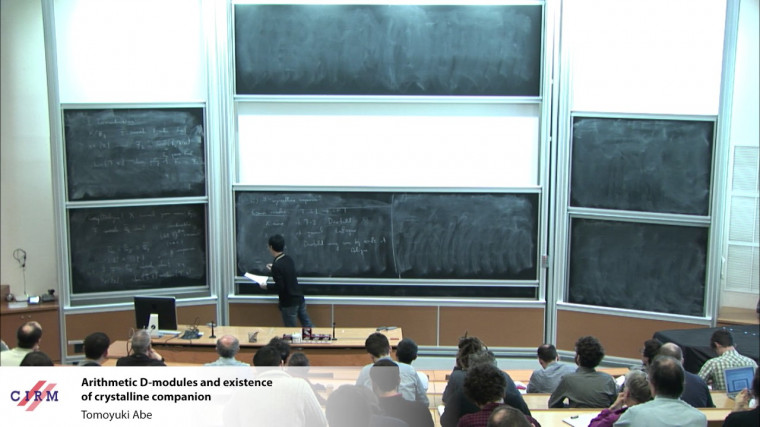 Arithmetic $D$-modules and existence of crystalline companion