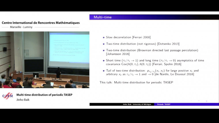 Multi-time distribution of periodic TASEP