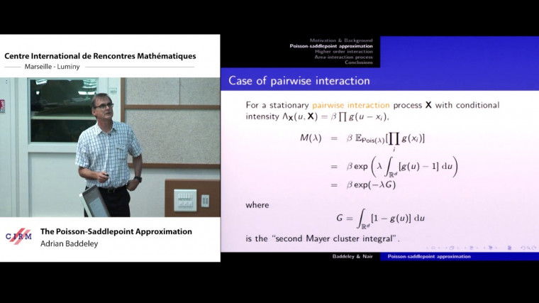 The Poisson-saddlepoint approximation