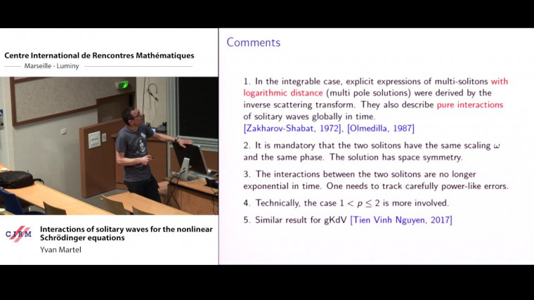Interactions of solitary waves for the nonlinear Schrödinger equations