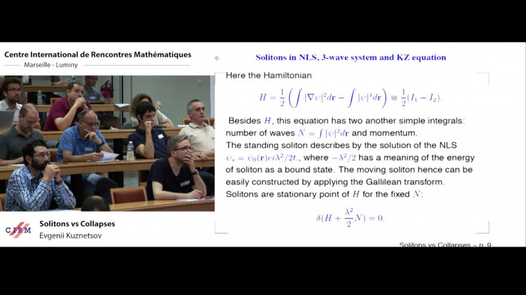 Solitons vs collapses