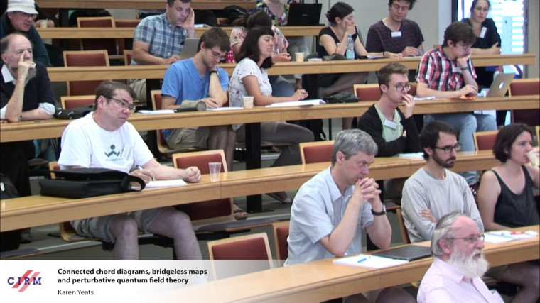 Connected chord diagrams, bridgeless maps, and perturbative quantum field theory