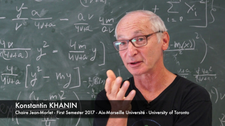 Interview at CIRM: Konstantin Khanin