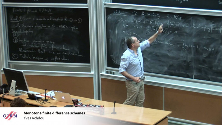 Numerical methods for mean field games - Lecture 2: Monotone finite difference schemes