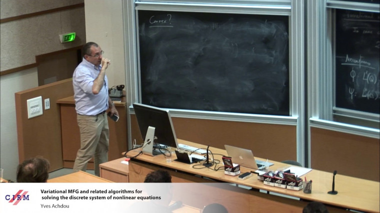 Numerical methods for mean field games - Lecture 3: Variational MFG and related algorithms for solving the discrete system of nonlinear equations