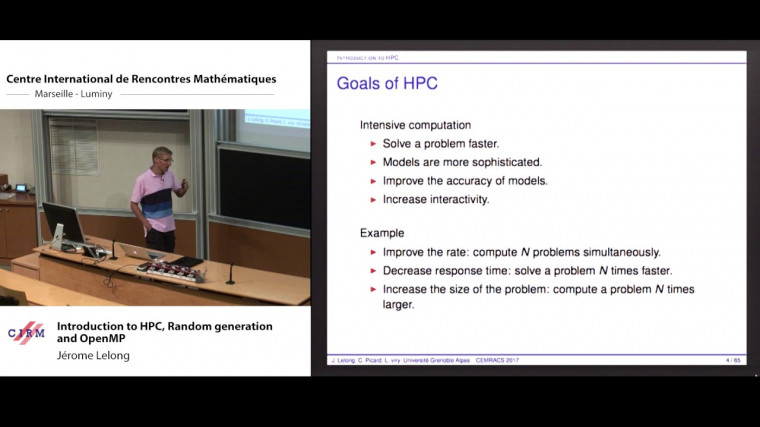 Lecture 1: Introduction to HPC, random generation, and OpenMP