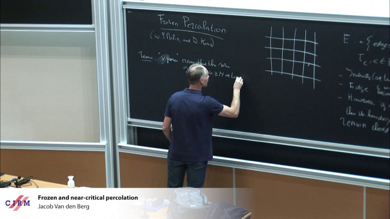 Frozen and near-critical percolation