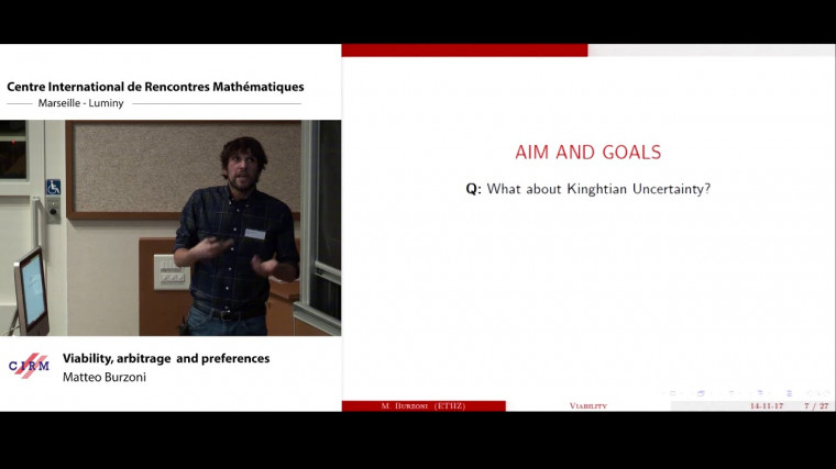 Viability and arbitrage under Knightian uncertainty