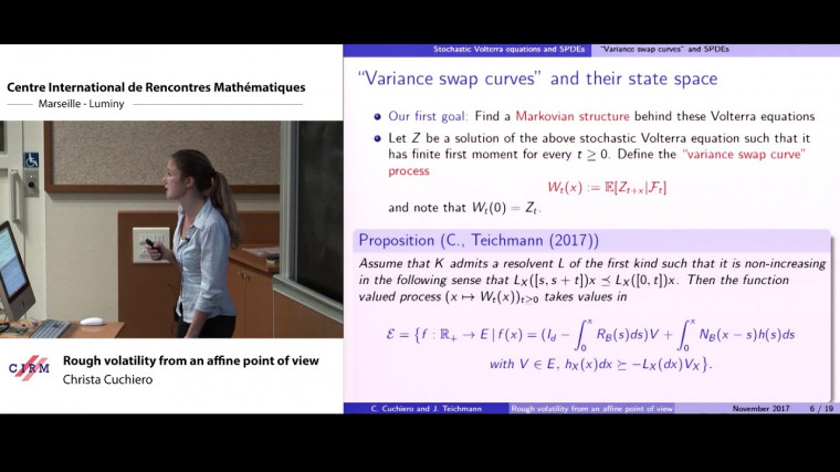 Rough volatility from an affine point of view