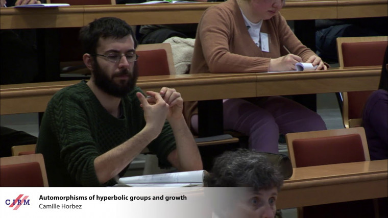 Automorphisms of hyperbolic groups and growth