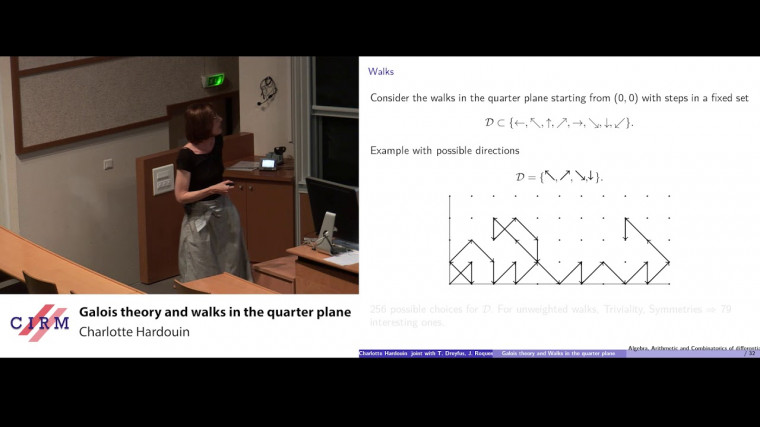 Galois theory and walks in the quarter plane