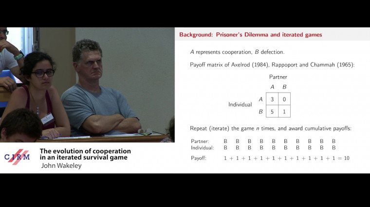 The evolution of cooperation in an iterated survival game