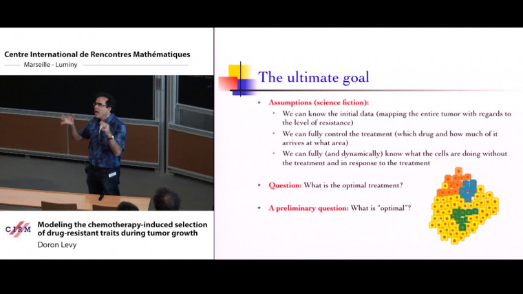 Modeling the chemotherapy-induced selection of drug-resistant traits during tumor growth