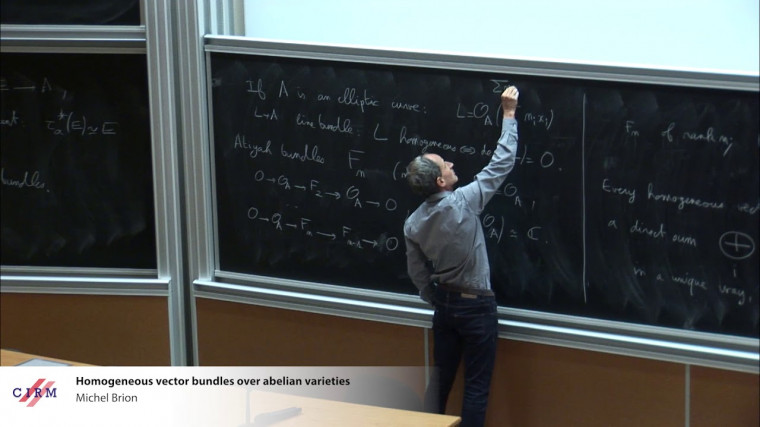 Homogeneous vector bundles over abelian varieties