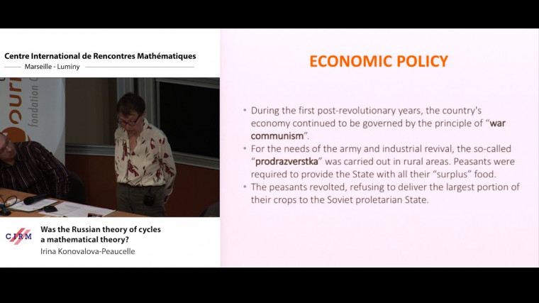 Was the Russian theory of cycles a mathematical theory?