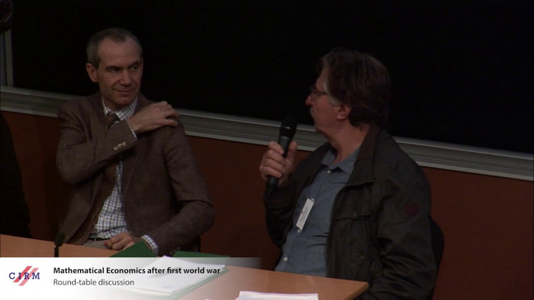 Mathematical economics after first world war: round table discussion