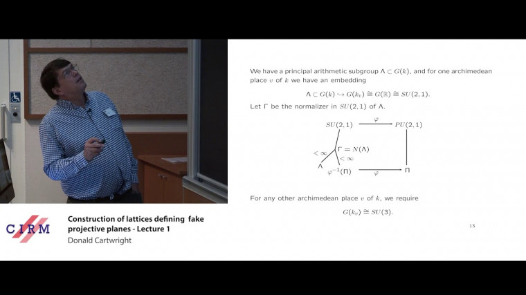 ​Construction of lattices defining fake projective planes - Lecture 1