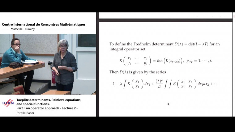 Toeplitz determinants, Painlevé equations, and special functions. Part I: an operator approach - Lecture 2