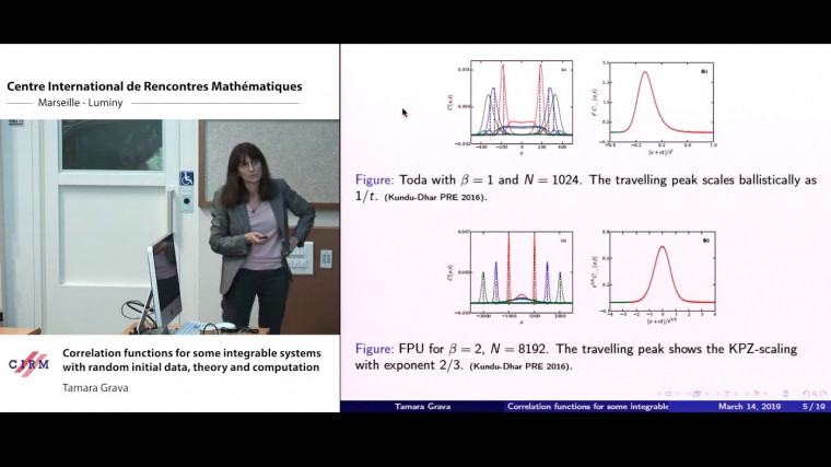 Correlation functions for some integrable systems with random initial data, theory and computation - Lecture 1