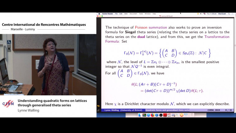Understanding quadratic forms on lattices through generalised theta series