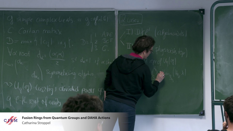 Fusion rings from quantum groups and DAHA actions