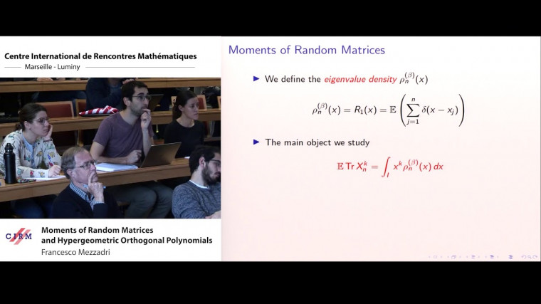 Moments of random matrices and hypergeometric orthogonal polynomials