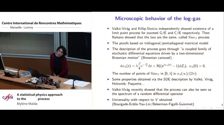 A statistical physics approach to the sine beta process