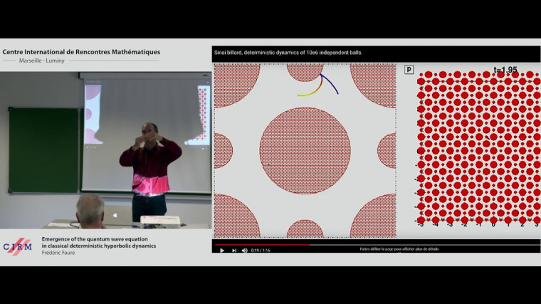 Emergence of the quantum wave equation in classical deterministic hyperbolic dynamics