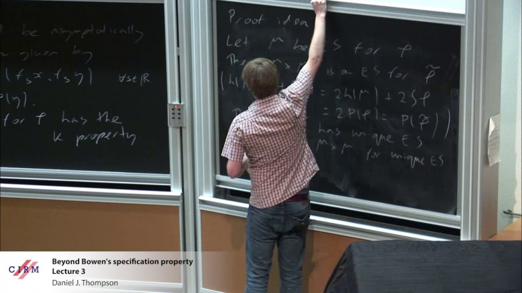 Beyond Bowen specification property - lecture 3