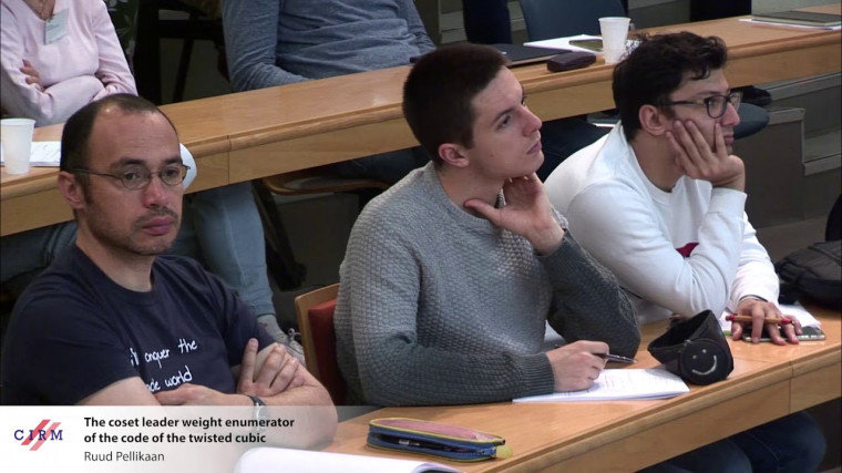 The coset leader weight enumerator of the code of the twisted cubic