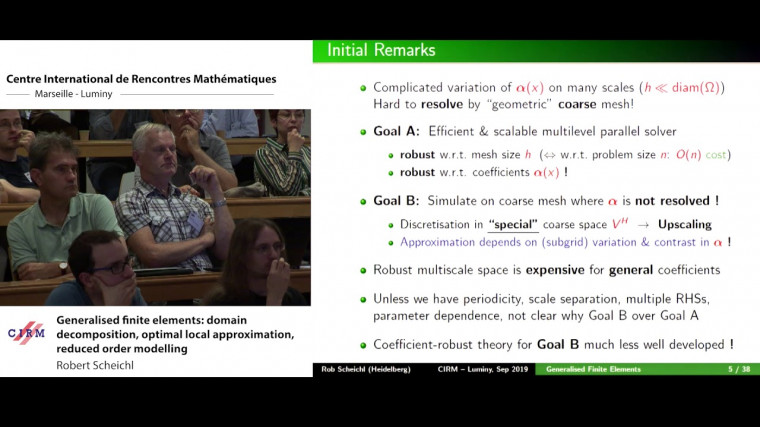 Generalised finite elements: domain decomposition, optimal local approximation, reduced order modelling