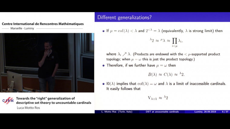 Towards the right generalization of descriptive set theory to uncountable cardinals