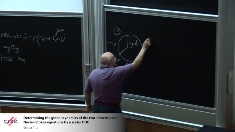 Determining the global dynamics of the two-dimensional Navier-Stokes equations by a scalar ODE