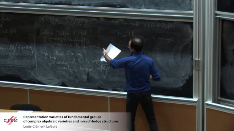 Representation varieties of fundamental groups of complex algebraic varieties and mixed Hodge structures