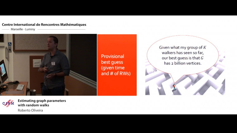 Estimating graph parameters with random walks