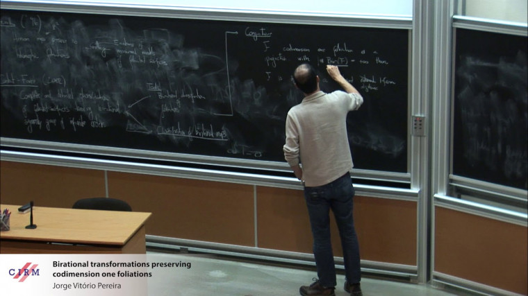 Birational transformations preserving codimension one foliations