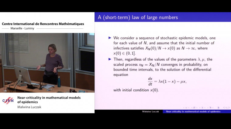 Near-criticality in mathematical models of epidemics