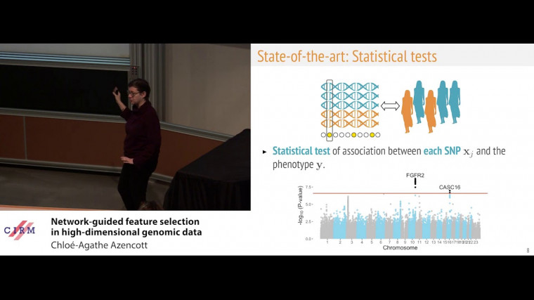 Network-guided feature selection in high-dimensional genomic data