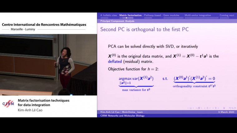Matrix factorisation techniques for data integration