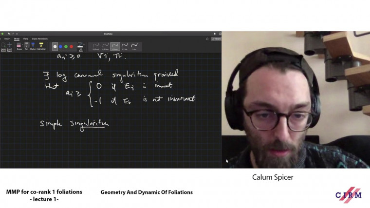 MMP for co-rank1 foliations - lecture 1